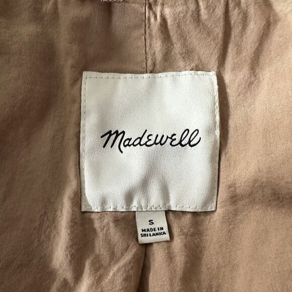 Madewell Cotton-Linen Relaxed Larsen Blazer in Faded Earth - Picture 7 of 11